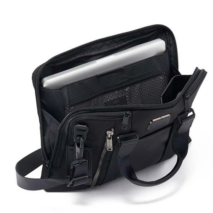 TUMI® - Alpha Bravo Aviano Slim Briefcase - Black | Saudi Gifts